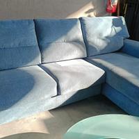 divano con penisola contenitore