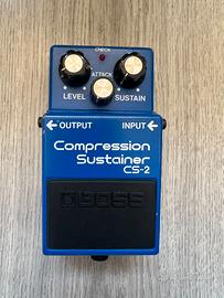 Boss cs2 vintage compressore gilmour chitarra