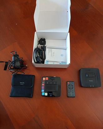 Proiettore Philips Picopix 3610 + batteria esterna