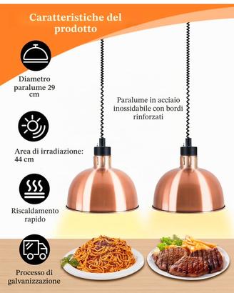 YJINGRUI Lampada termica per alimenti sospesa