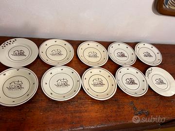 Piatti Tazze mulino bianco anni 80