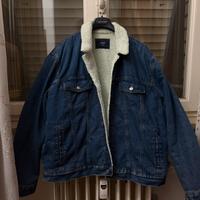 Giacca denim felpata