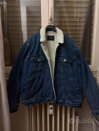 Giacca denim felpata