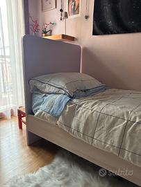 Letto signolo con materasso