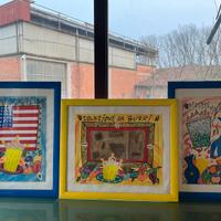 Quadri lotto di Serigrafie Bruno Donzelli