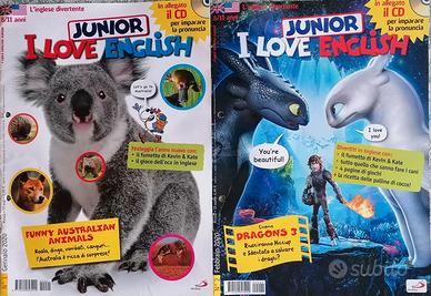 I LOVE ENGLISH scritto e parlato grazie ai CD-ROM