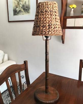 LAMPADA DA TAVOLO ETNICO/COLONIALE
