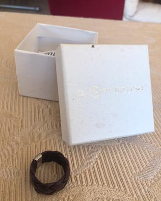 Anello in cuoio Zoppini Nuovo Originale per Uomo