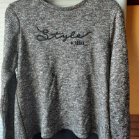 Maglia ragazzina melange