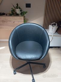 Sedia SKRUVSTA  IKEA  girevole con ruote