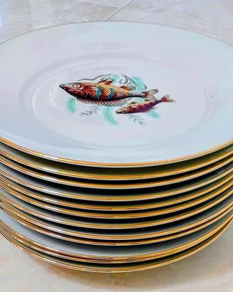 Servizio di piatti in porcellana Richard Ginori.