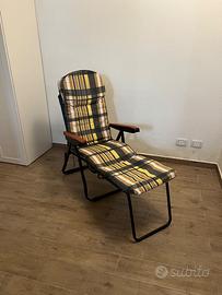 Poltrona sdraio pieghevole
