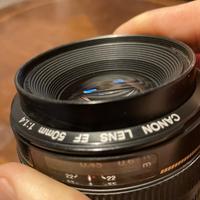 Obiettivo Canon ultrasonic F1.4