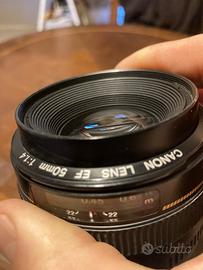 Obiettivo Canon ultrasonic F1.4