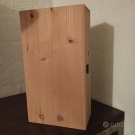 Cassette di legno per custodia bottiglie