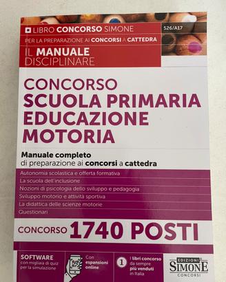 Manuale “Concorso Scuola Primaria Educazione Motor