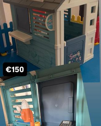 Casetta per bambini stile gelateria