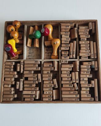 Francia Cassetto Legno 115 Timbri Anni 60 Vari Com