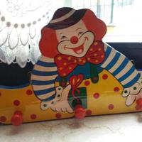 Attaccapanni Clown per cameretta bimbi