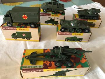 MODELLINI MILITARI POLITOYS ANNI 60'