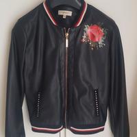 Giacca Bomber Twinset Similpelle 