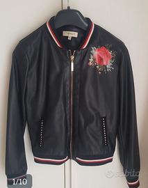 Giacca Bomber Twinset Similpelle 