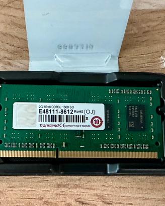 RAM Transcend 2 GB DDR3L 1600 Mhz