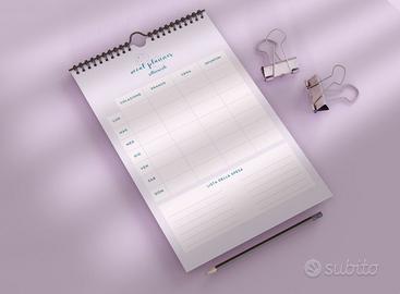 Meal Planner Settimanale - PDF Stampabile