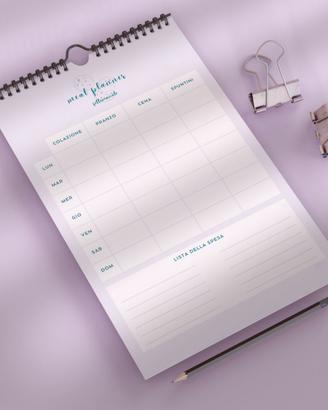 Meal Planner Settimanale - PDF Stampabile