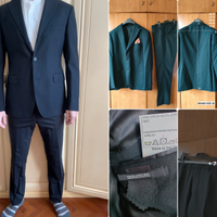 Abito Tagliatore nero in lana 48