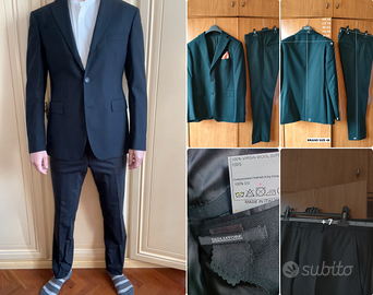 Abito Tagliatore nero in lana 48