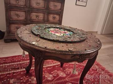 tavolo decorato vinta