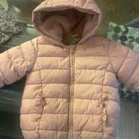 Piumino benetton bambina 18-24