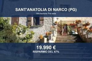 Immobile in asta di 94 m² a Sant'Anatolia di Narco