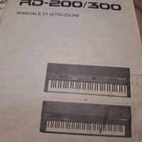 Manuale digital piano Roland RD-200/300 