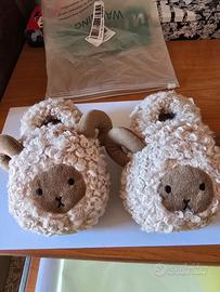 Pantofole unisex a forma di pecora