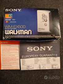 Scatola originale Sony Walkman WM-EX500 Vintage