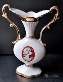 Vaso anfora da collezione in porcellana Impero