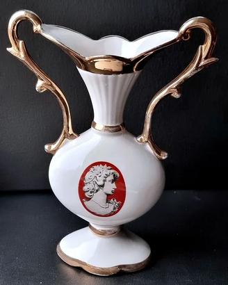 Vaso anfora da collezione in porcellana Impero