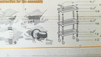 Carrello portaoggetti