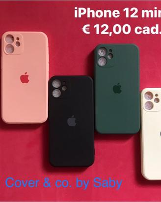 Cover integrali silicone iPhone 12 mini