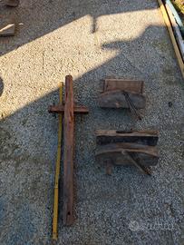 Utensili in legno vintage 