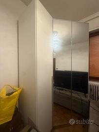 CABINA ARMADIO E LETTO MATRIMONIALE CONTENITORE