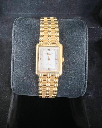 Longines Donna Vintage stile Tank Oro 18kt