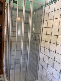 Box doccia semicircolare 75 cm  -NUOVO