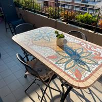 Tavolo mosaico siciliano originale