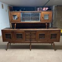 Credenza vintage anni ‘50 + vetrinetta coordinata