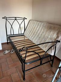 2 letti in ferro battuto