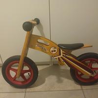 bicicletta senza pedali in legno decathlon 