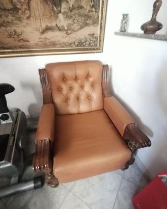 SET POLTRONE IN PELLE